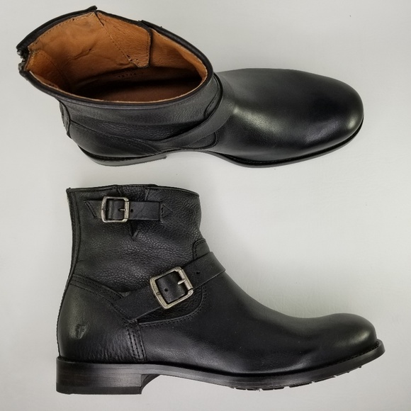 tyler engineer leather boot